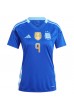 Argentina Julian Alvarez #9 Fotballdrakt Borte Klær Dame Copa America 2024 Korte ermer